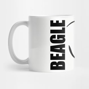 Beagle profile dog lover Mug